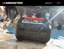 Tablet Screenshot of mymonsteraudio.com